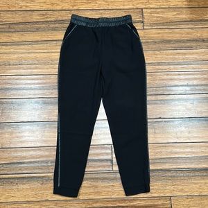 Black dress joggers